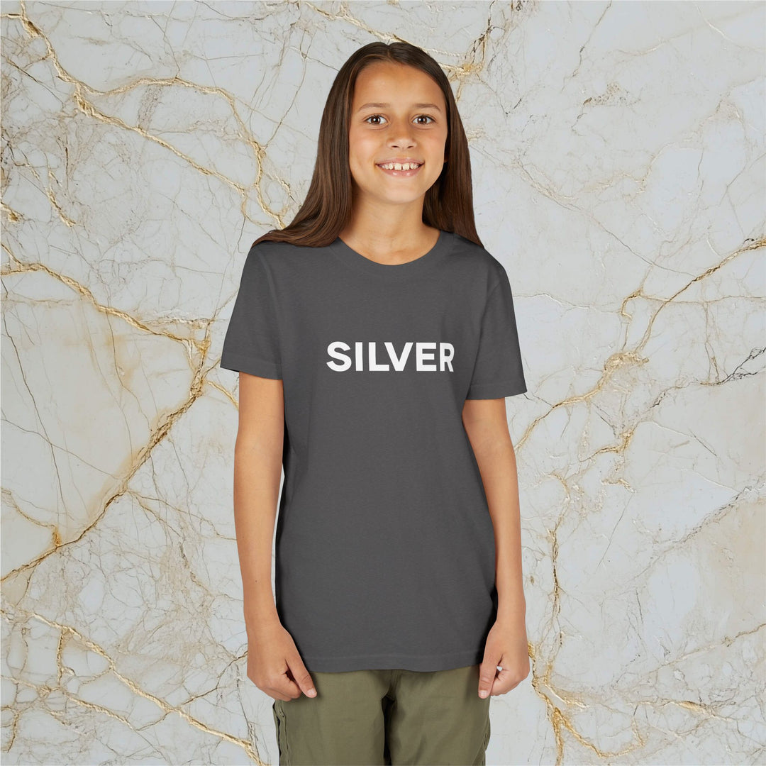 SILVER: Kids Premium Short-Sleeve Tee