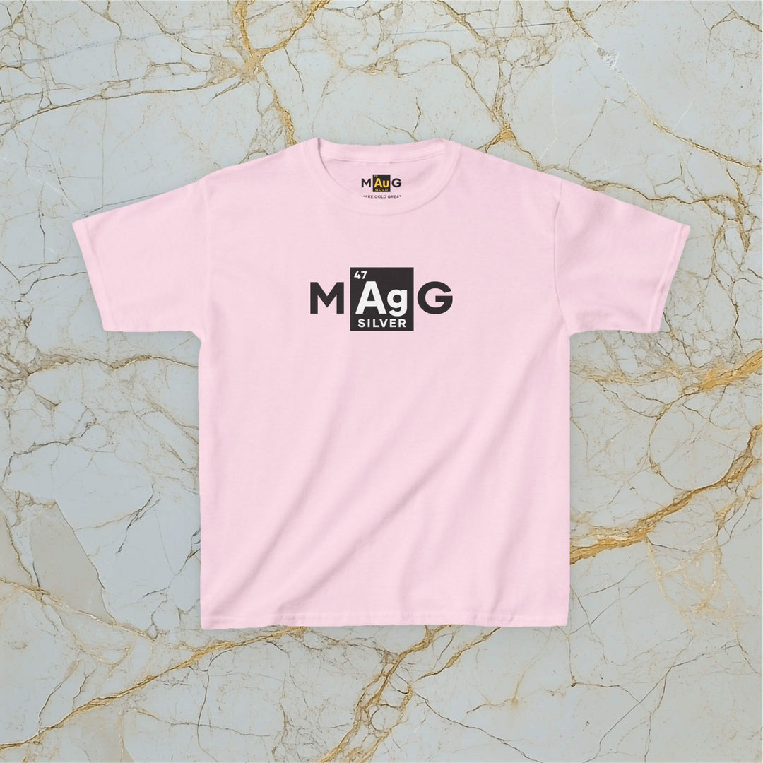 Make Silver Great – M[Ag]G –  Kids Classic Cotton T-Shirt
