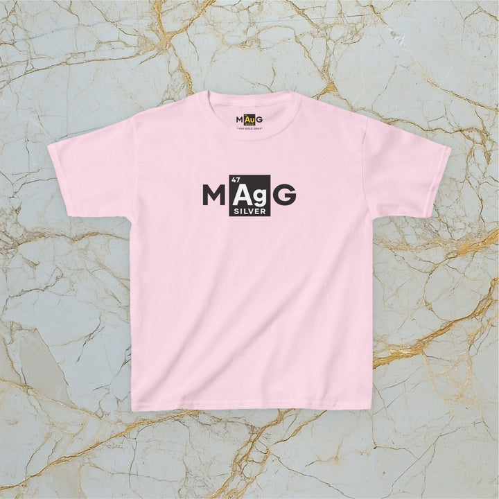 Make Silver Great – M[Ag]G –  Kids Classic Cotton T-Shirt