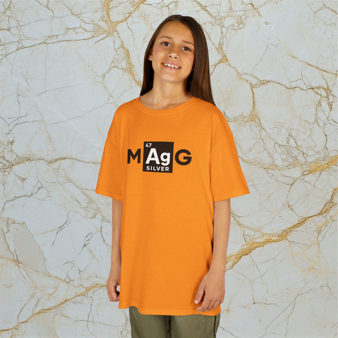 Make Silver Great – M[Ag]G –  Kids Classic Cotton T-Shirt