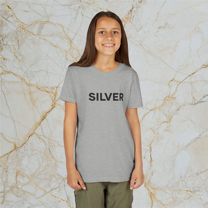 SILVER: Kids Premium Short-Sleeve Tee