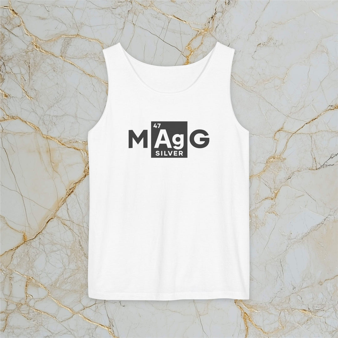 Make Silver Great – M[Ag]G – Premium Tank Top (Unisex)