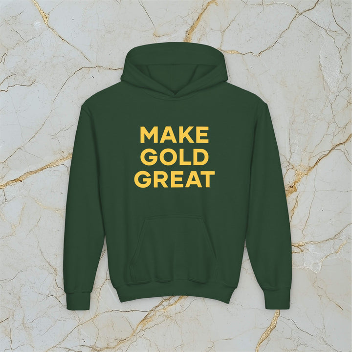 Make Gold Great: Kids Hooded Sweatshirt