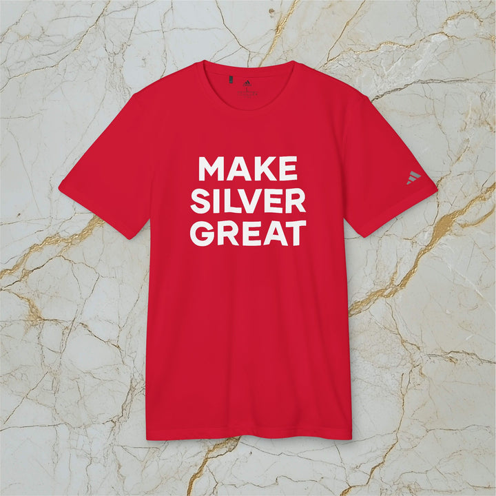 Make Silver Great - Adidas Sports T-shirt (Unisex)
