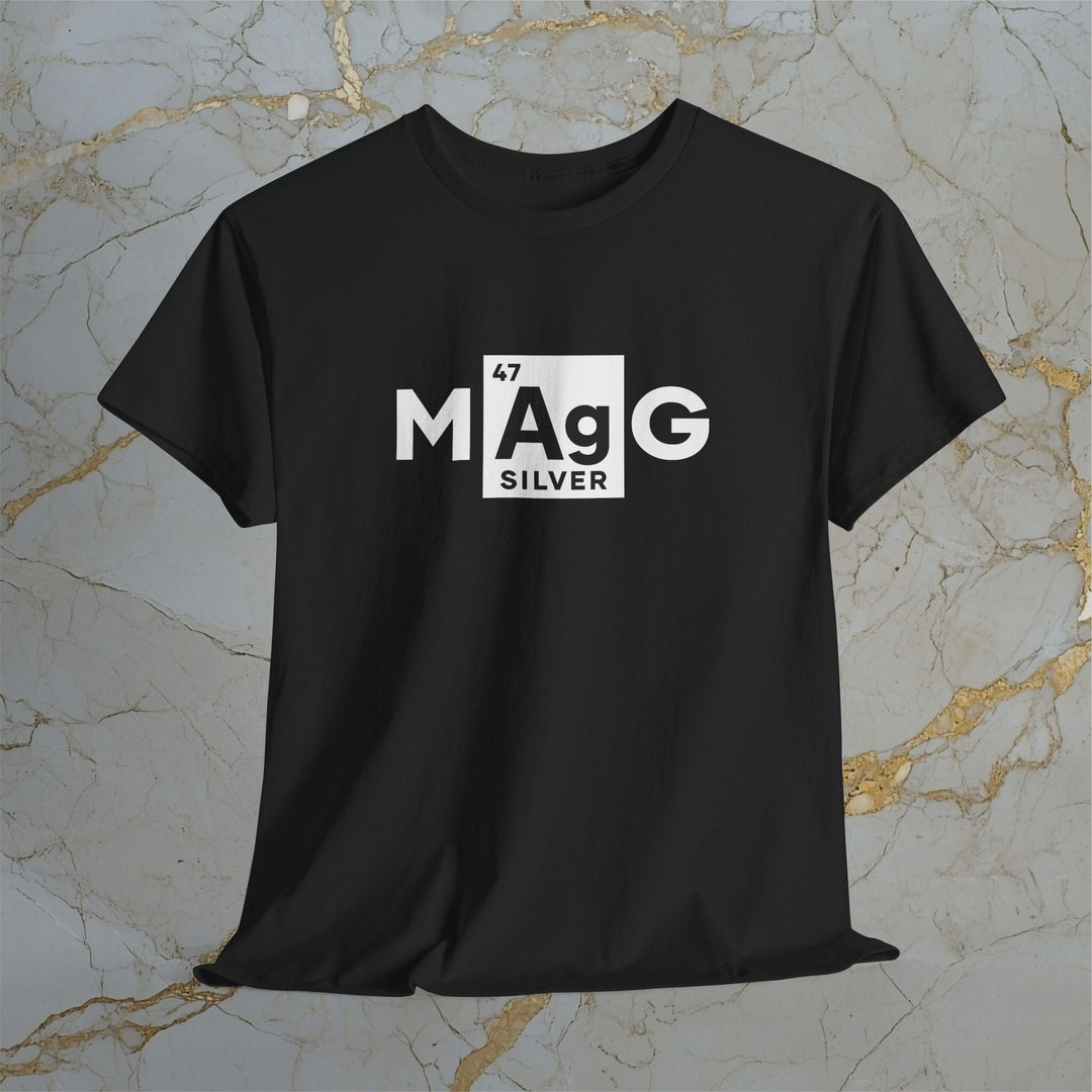 Make Silver Great – M[Ag]G –  Classic Cotton T-Shirt (Unisex) ⚡️ Express Delivery Available