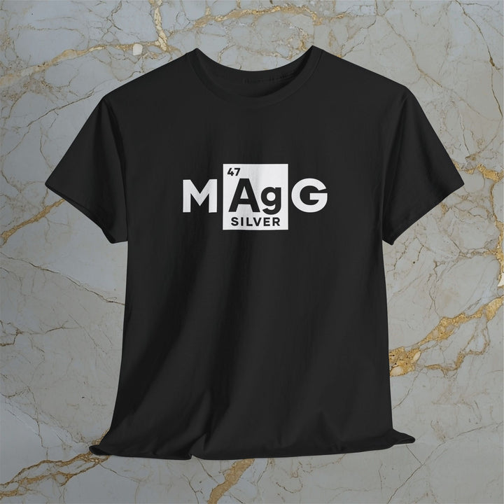 Make Silver Great – M[Ag]G –  Classic Cotton T-Shirt (Unisex) ⚡️ Express Delivery Available