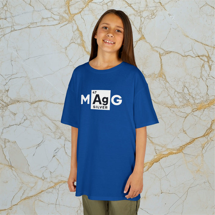 Make Silver Great – M[Ag]G –  Kids Classic Cotton T-Shirt