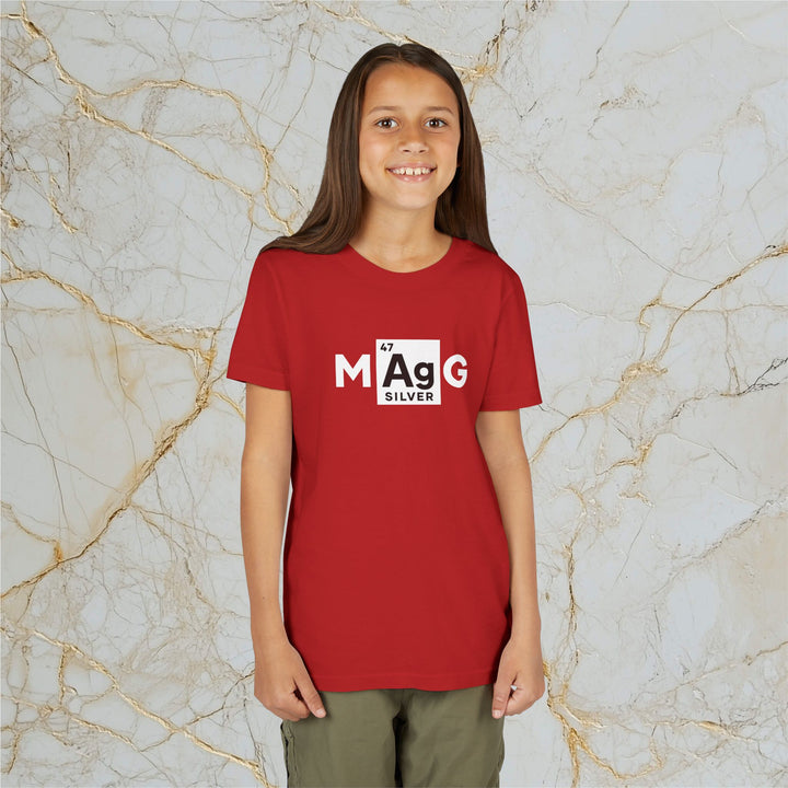 Make Silver Great – M[Ag]G –  Kids Premium Short-Sleeve Tee