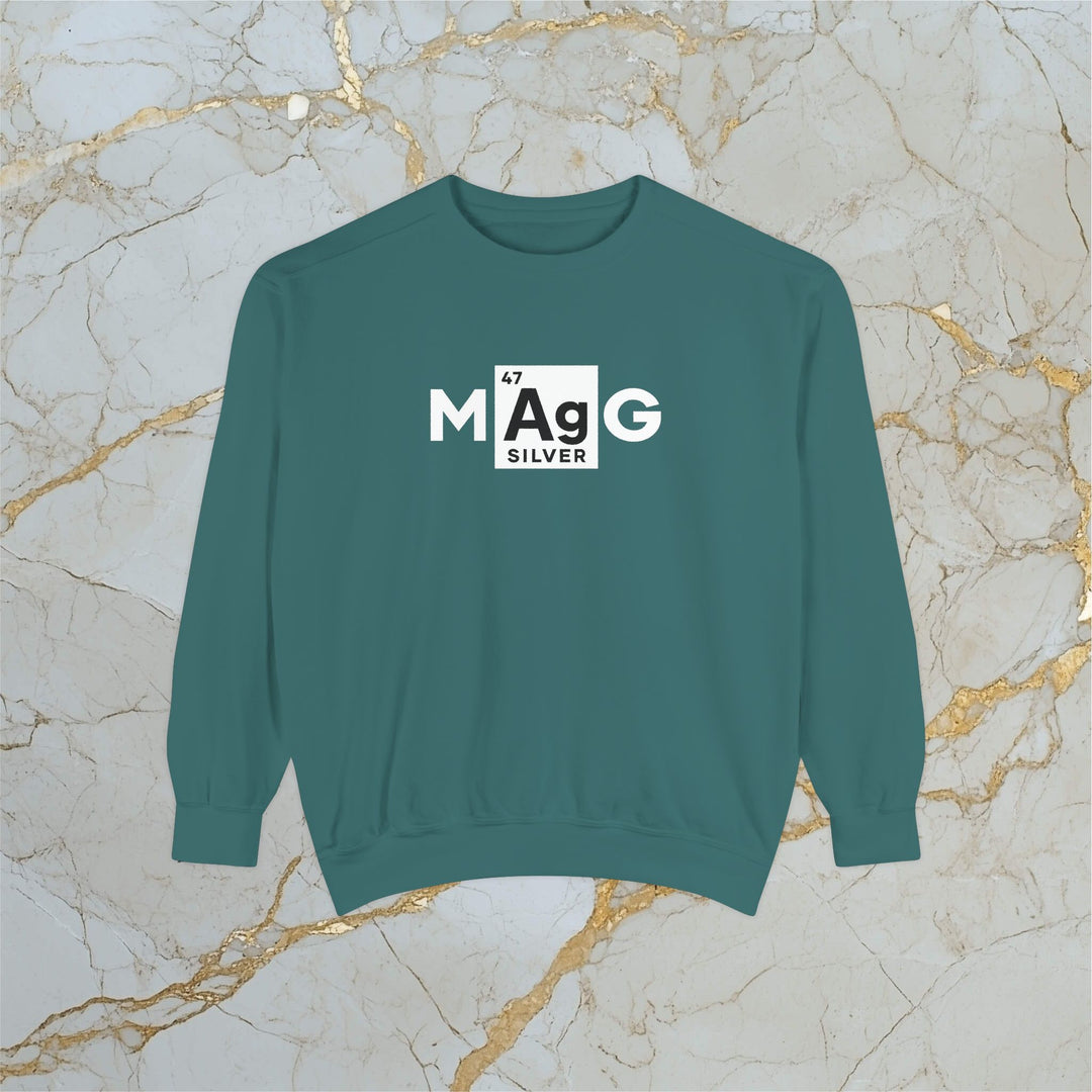 Make Silver Great – M[Ag]G – Premium Sweatshirt (Unisex)