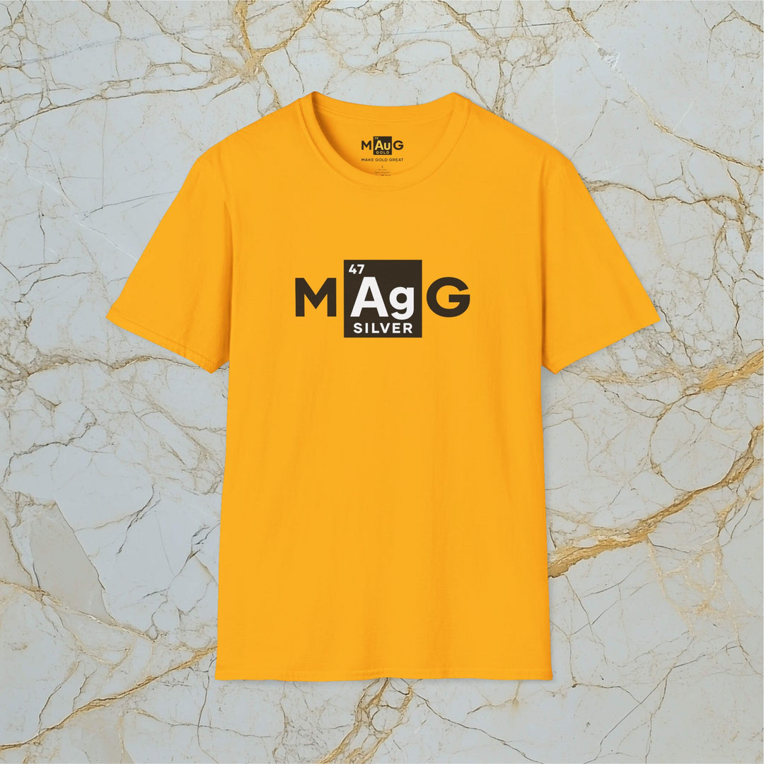 Make Silver Great – M[Ag]G –  Soft T-Shirt