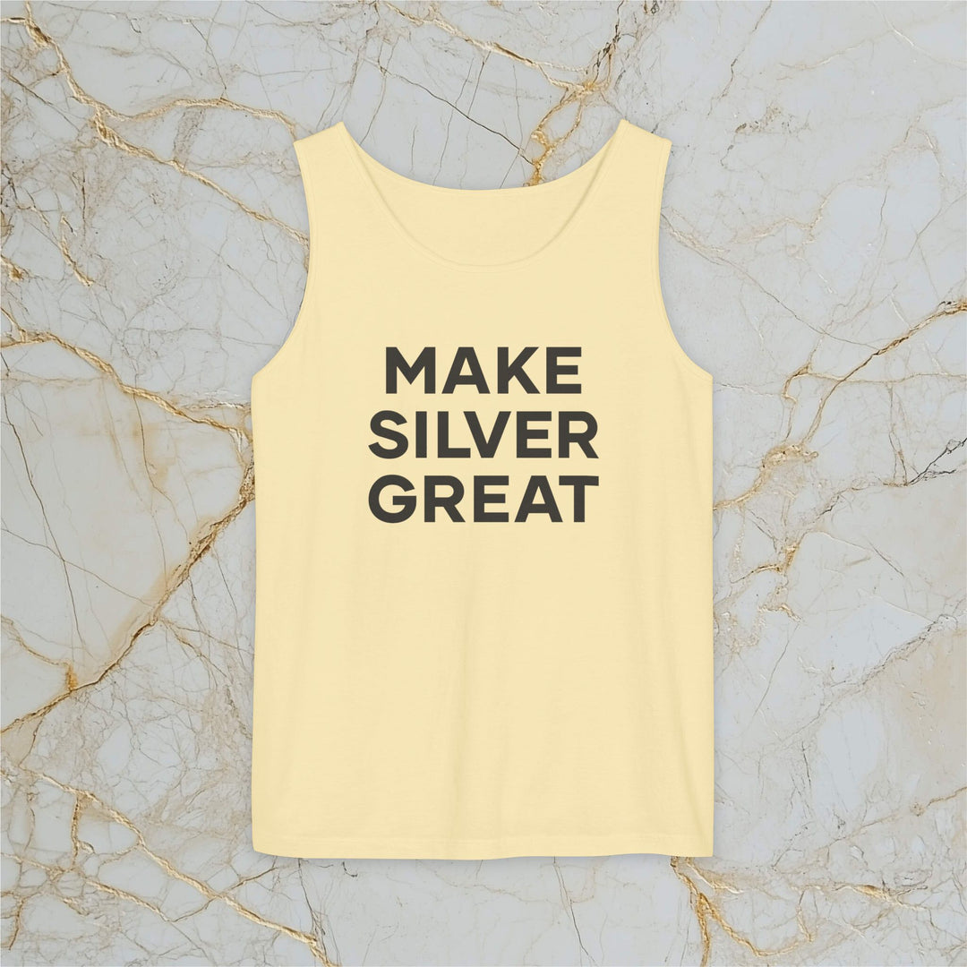 Make Silver Great: Premium Tank Top (Unisex)