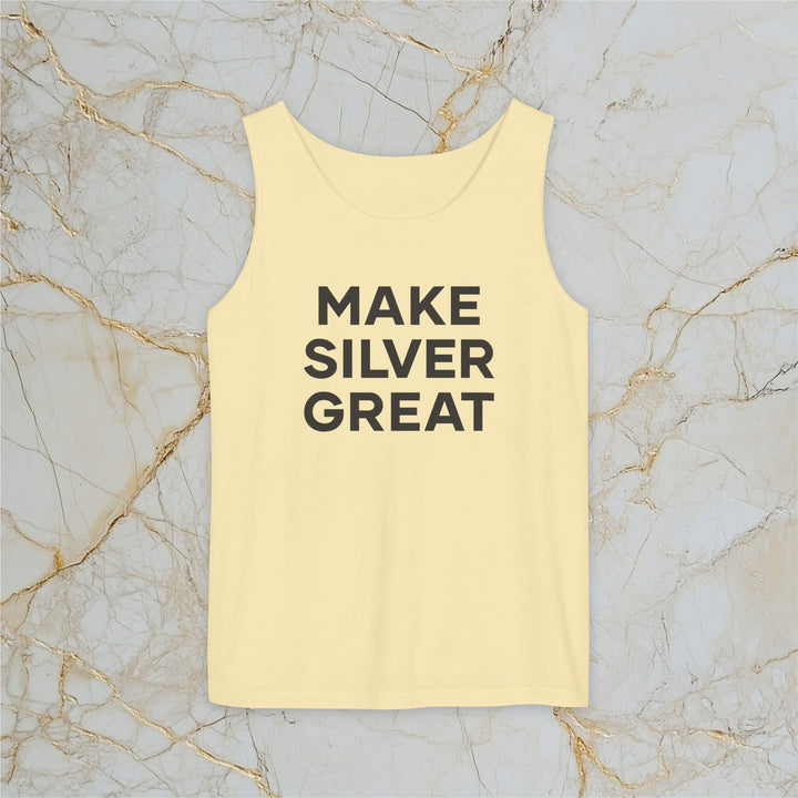 Make Silver Great: Premium Tank Top (Unisex)
