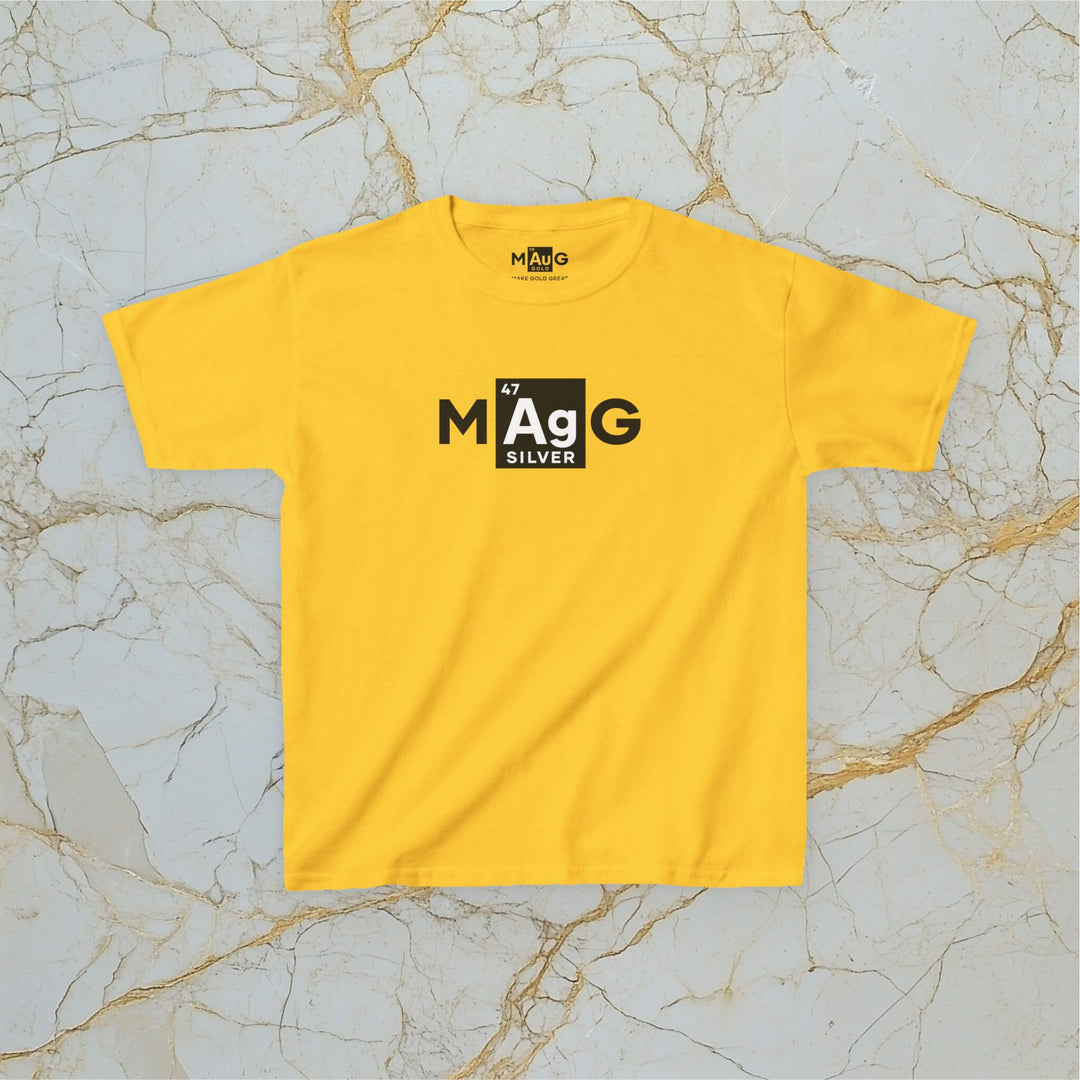 Make Silver Great – M[Ag]G –  Kids Classic Cotton T-Shirt