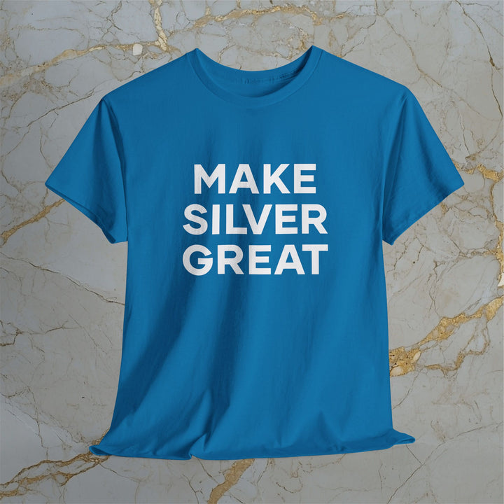 Make Silver Great – Classic Cotton T-Shirt (Unisex) ⚡️ Express Delivery Available