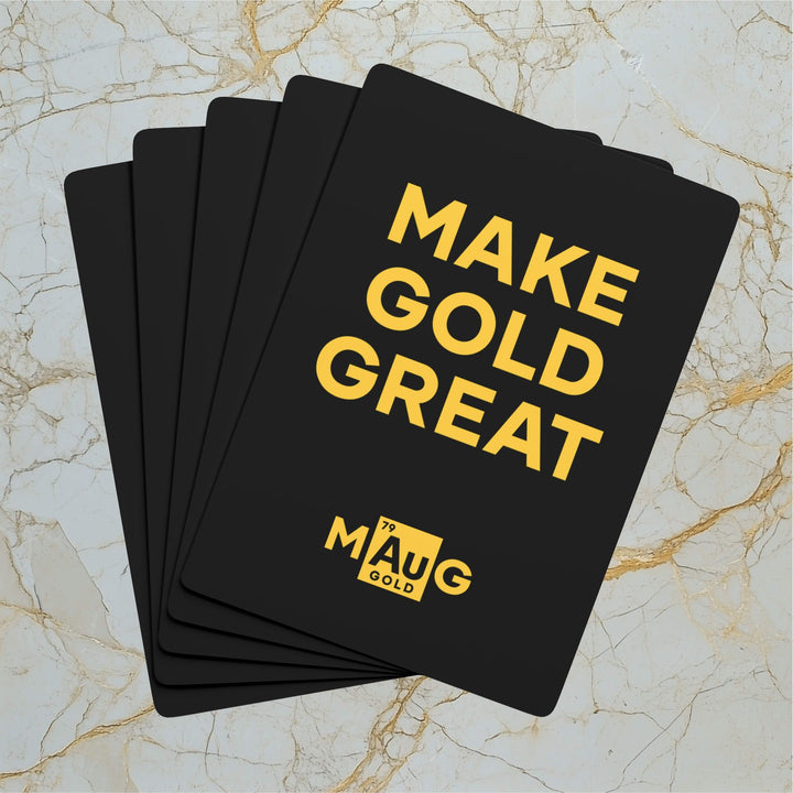Make Gold Great: Playing Cards