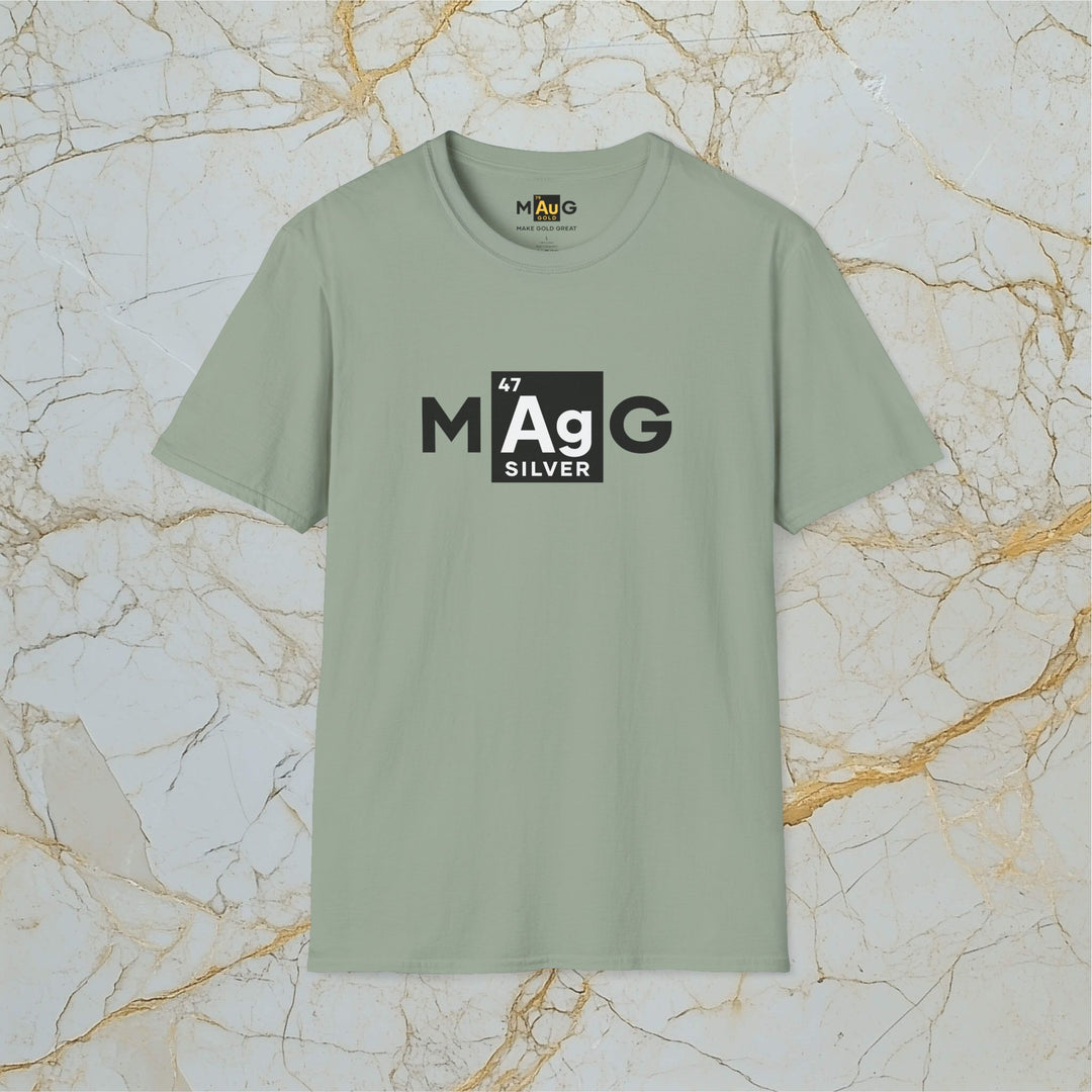 Make Silver Great – M[Ag]G –  Soft T-Shirt