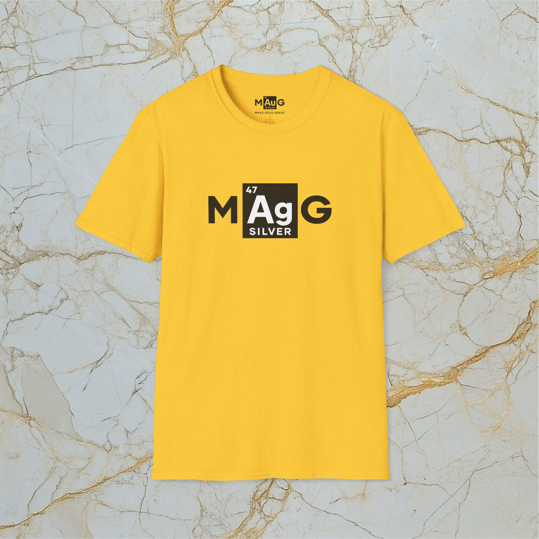 Make Silver Great – M[Ag]G –  Soft T-Shirt