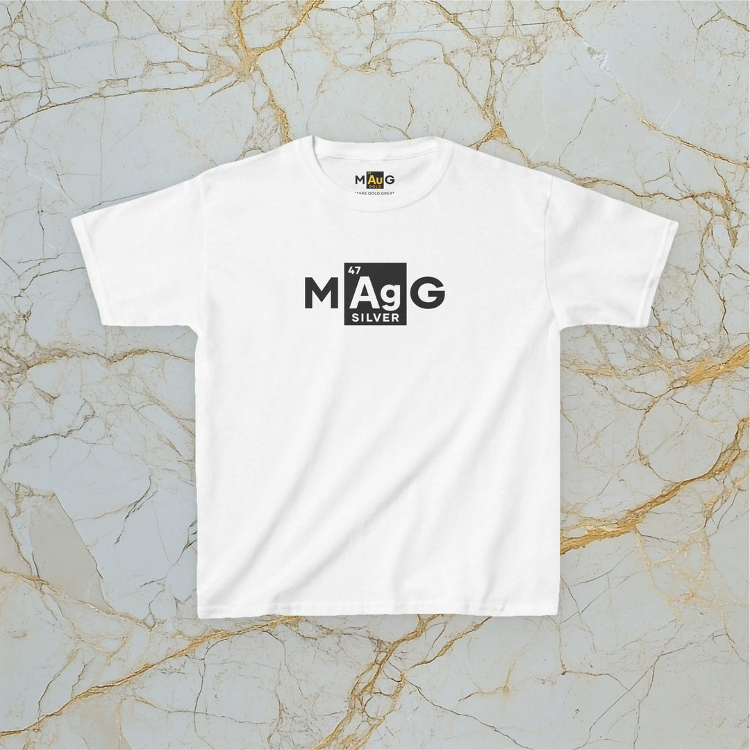 Make Silver Great – M[Ag]G –  Kids Classic Cotton T-Shirt