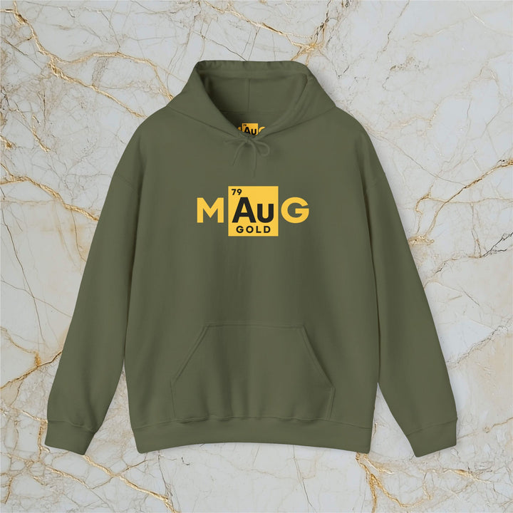Make Gold Great – M[Au]G – Classic Heavy Hooded Sweatshirt (Unisex)