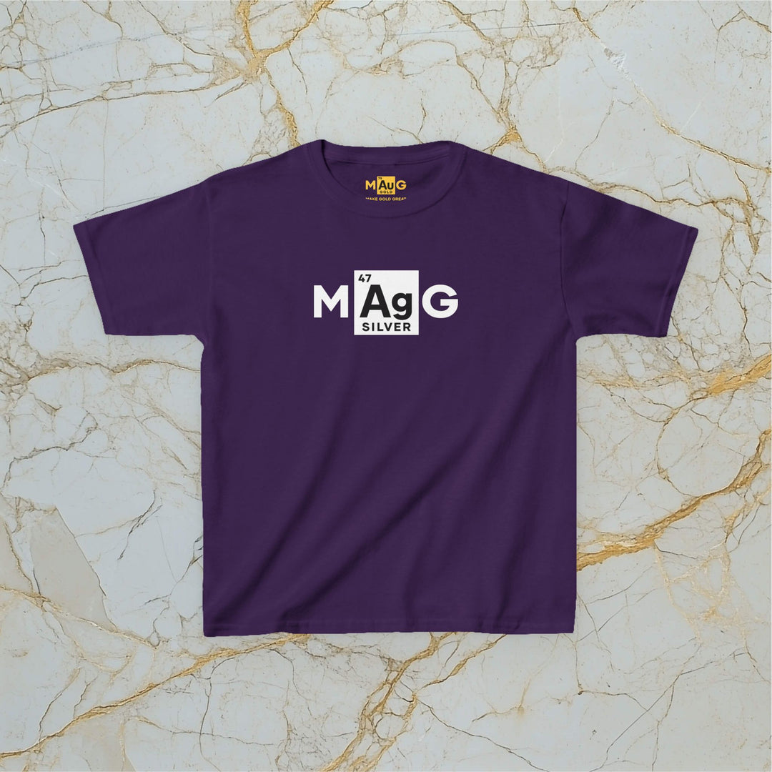 Make Silver Great – M[Ag]G –  Kids Classic Cotton T-Shirt
