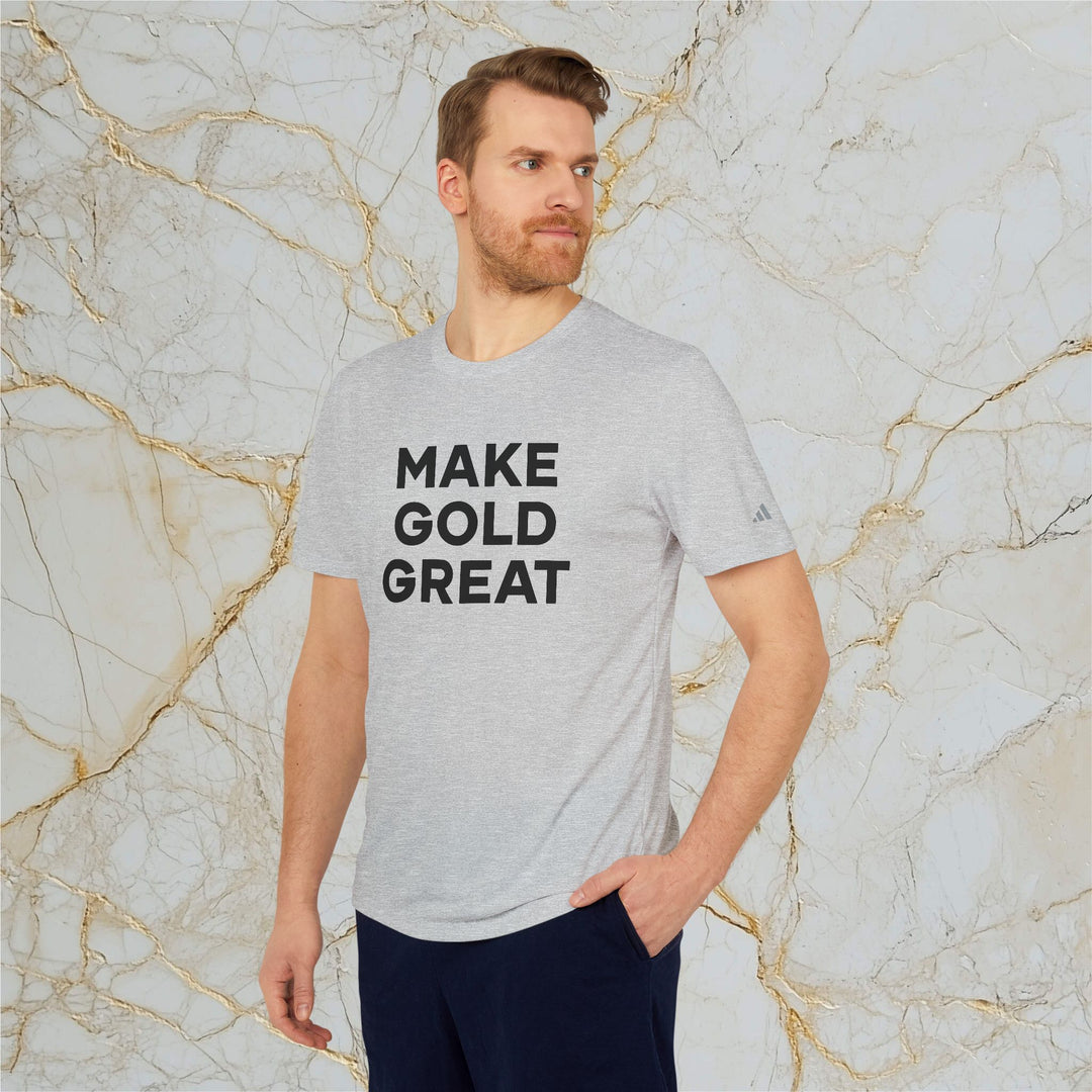 Make Gold Great: Adidas Sports T-shirt (Unisex)