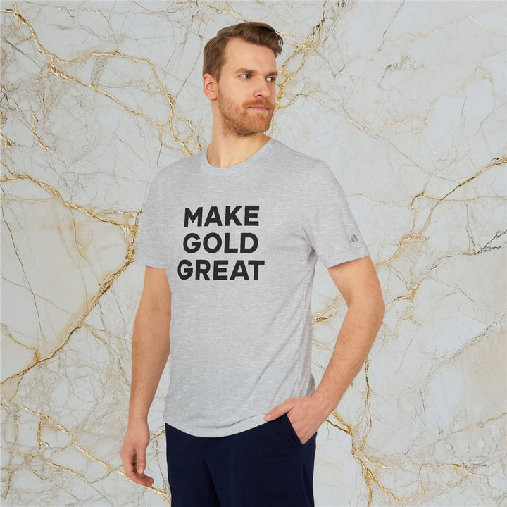 Make Gold Great: Adidas Sports T-shirt (Unisex)
