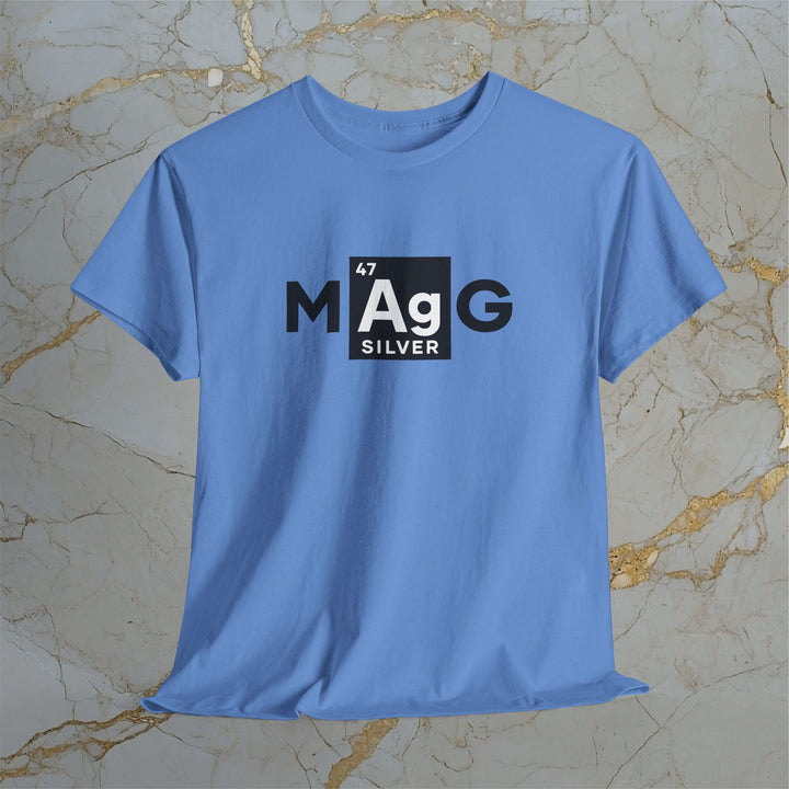 Make Silver Great – M[Ag]G –  Classic Cotton T-Shirt (Unisex) ⚡️ Express Delivery Available
