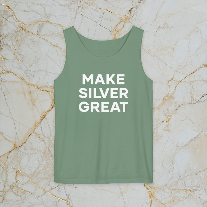 Make Silver Great: Premium Tank Top (Unisex)