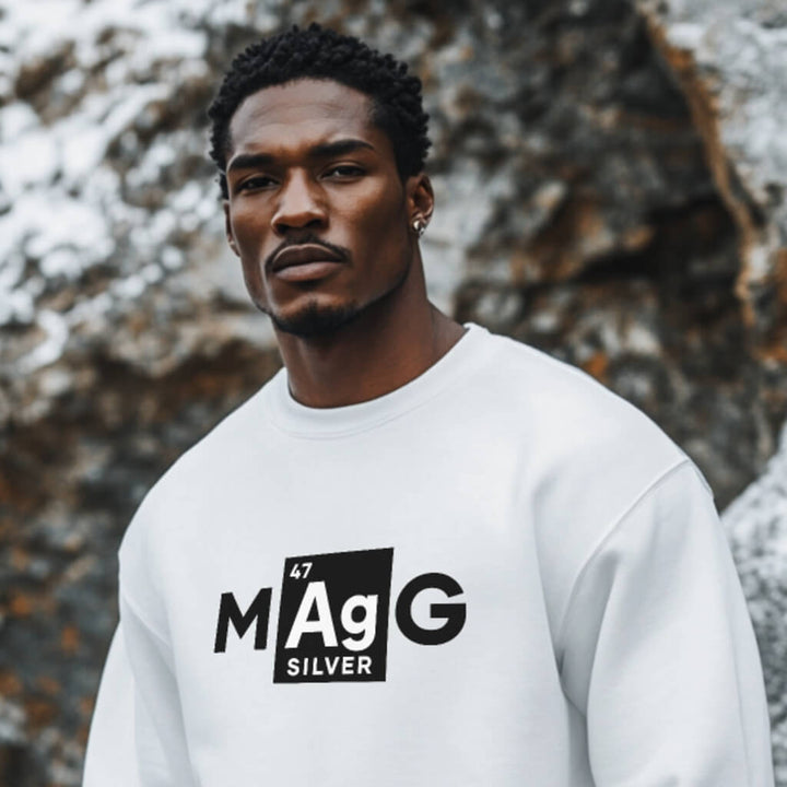 Make Silver Great – M[Ag]G – Premium Sweatshirt (Unisex)