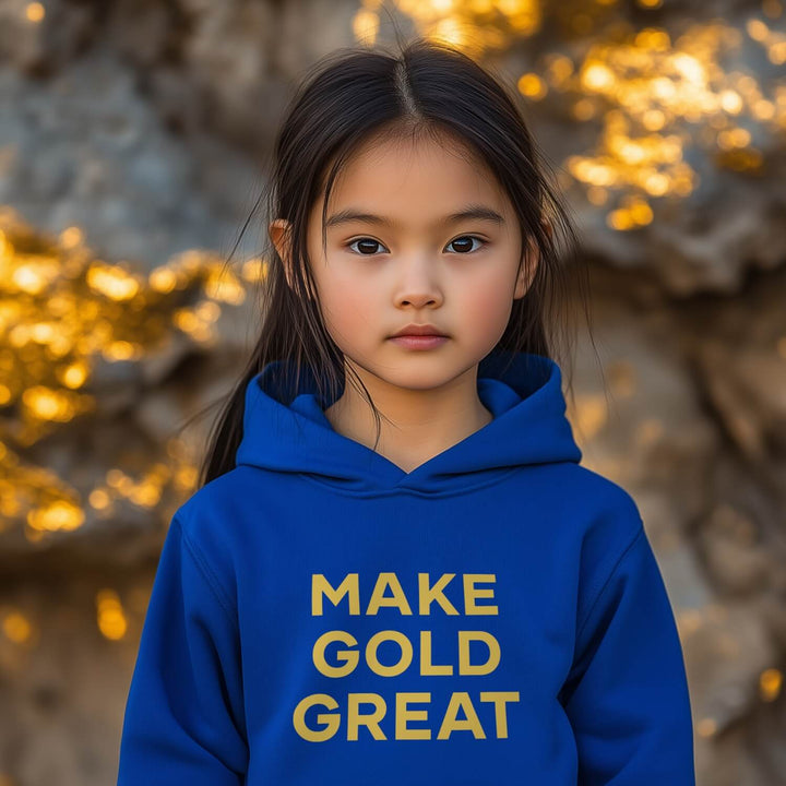 Make Gold Great: Kids Hooded Sweatshirt