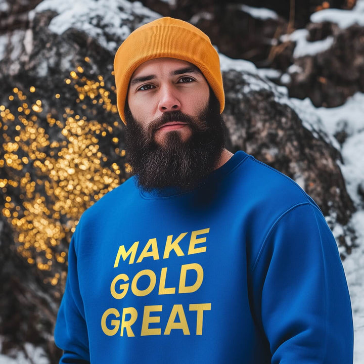 Make Gold Great: Midweight Fleece Sweatshirt (Unisex)