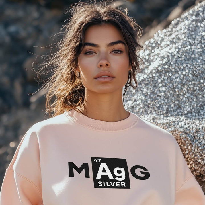 Make Silver Great – M[Ag]G – Lightweight Premium Sweatshirt (Unisex)