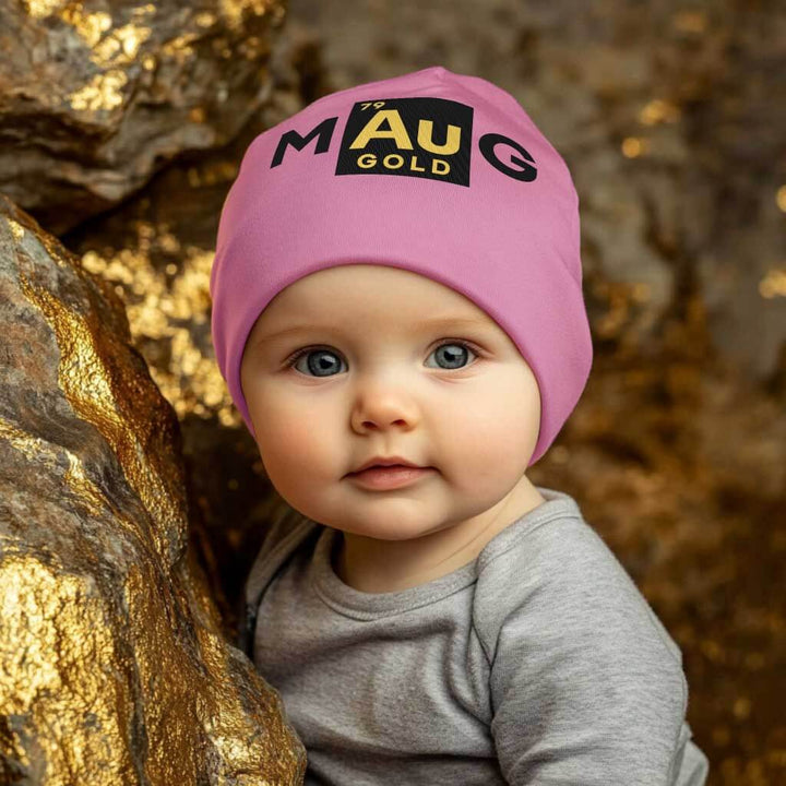 Make Gold Great: Pink Baby Beanie