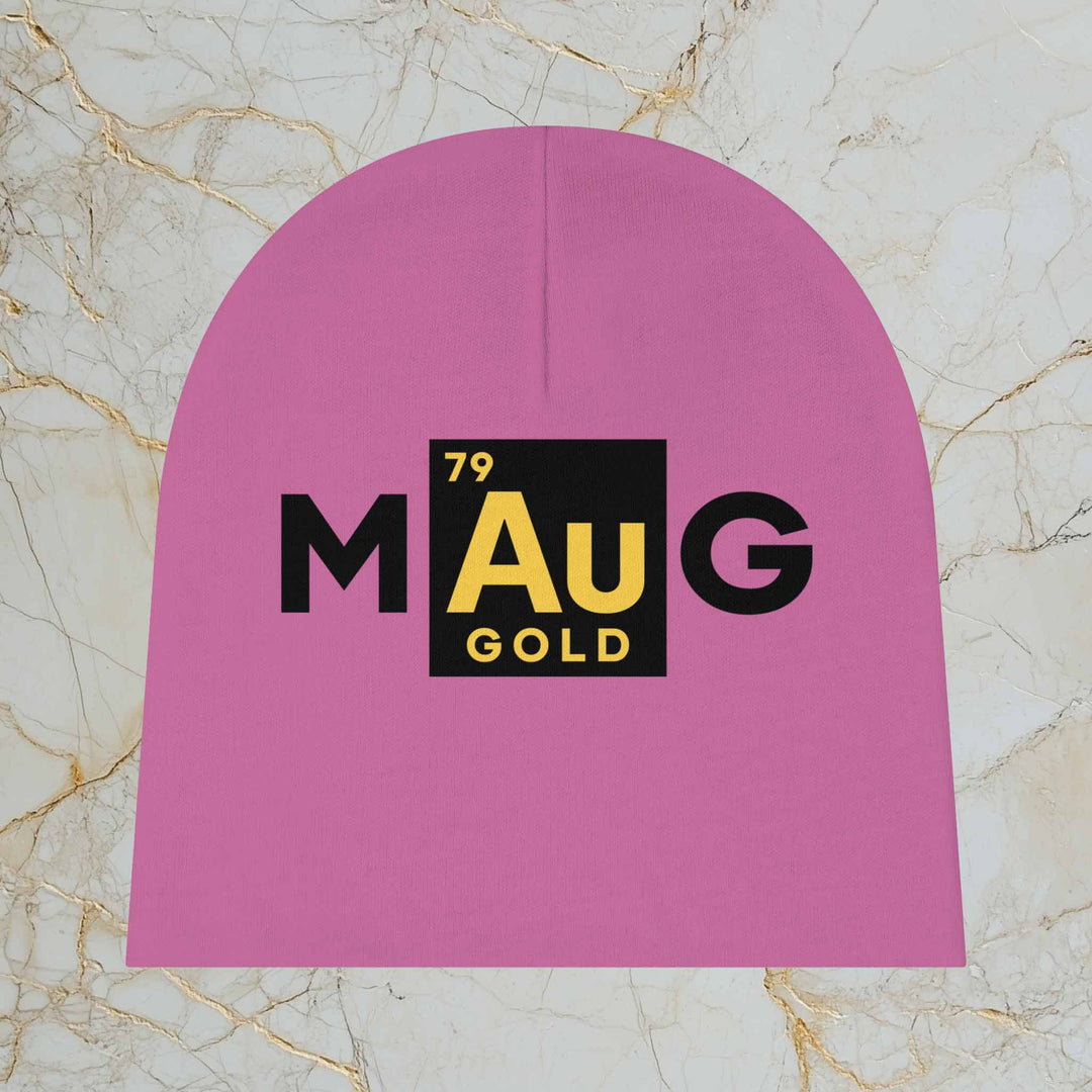 Make Gold Great: Pink Baby Beanie