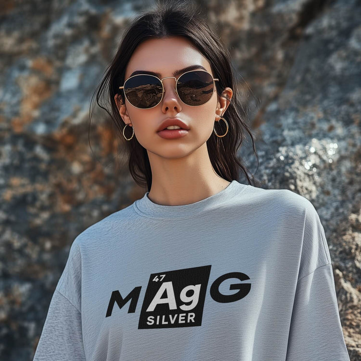 Make Silver Great – M[Ag]G –  Classic Cotton T-Shirt (Unisex) ⚡️ Express Delivery Available