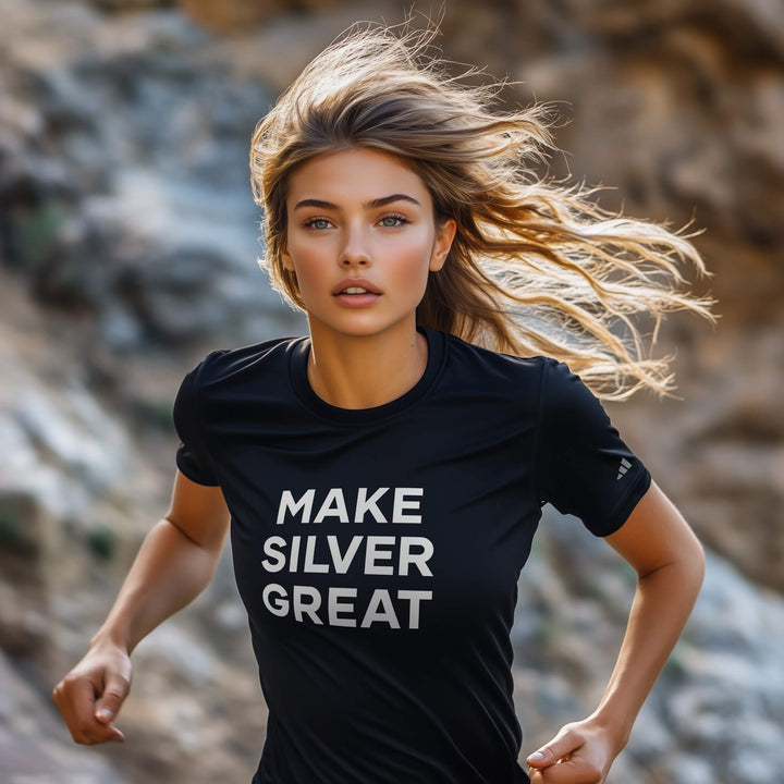 Make Silver Great - Adidas Sports T-shirt (Unisex)