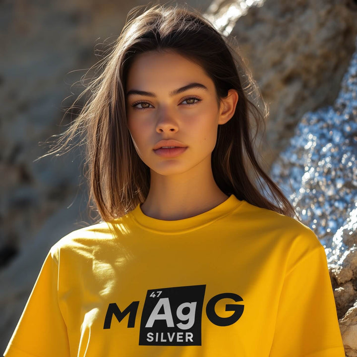 Make Silver Great – M[Ag]G –  Soft T-Shirt