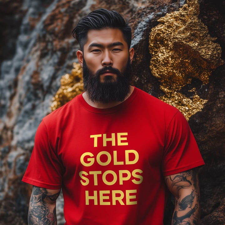 Make Gold Great – 'The Gold Stops Here' – Modern T-Shirt (Unisex)