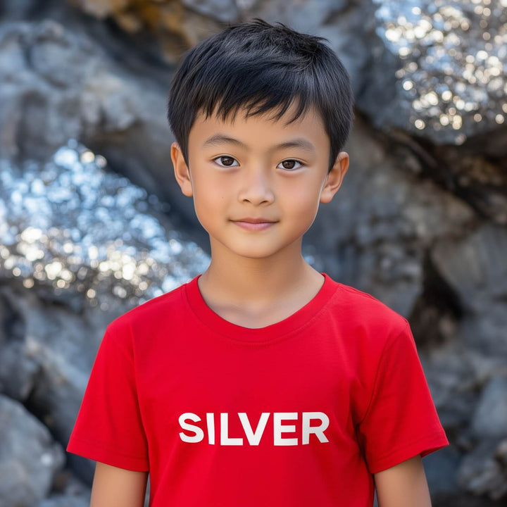 SILVER: Kids Premium Short-Sleeve Tee