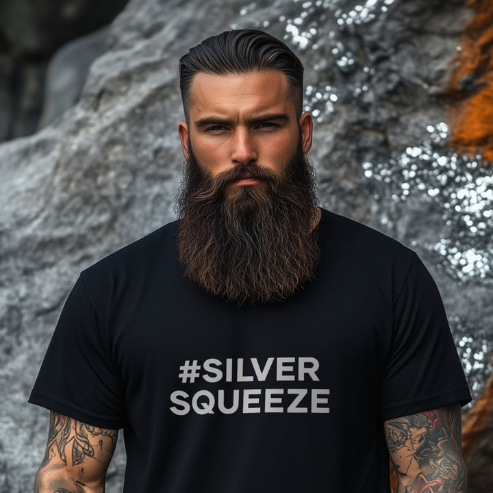 Silver – #SILVERSQUEEZE – Modern T-Shirt (Unisex)