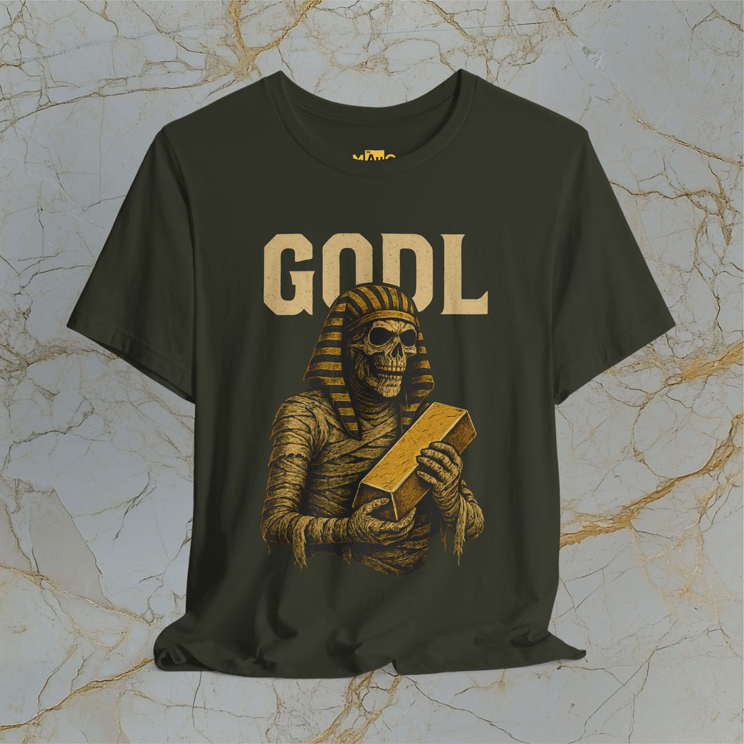 GODL: Gold On For Dear Life – Modern T-Shirt