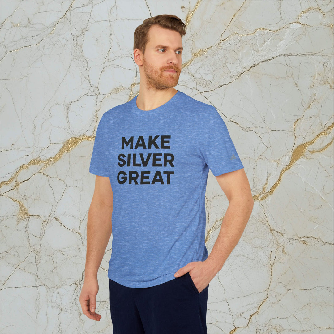 Make Silver Great - Adidas Sports T-shirt (Unisex)