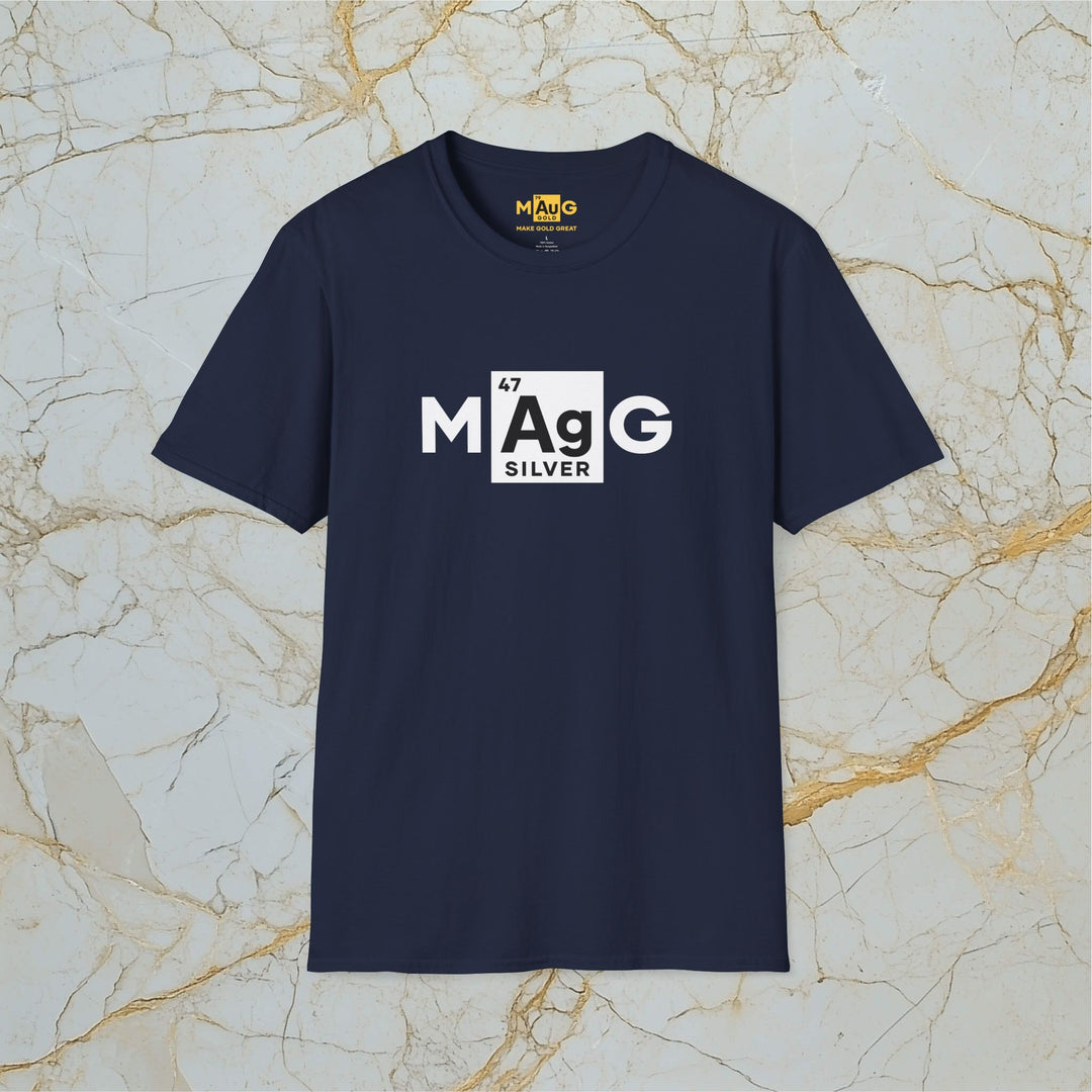 Make Silver Great – M[Ag]G –  Soft T-Shirt