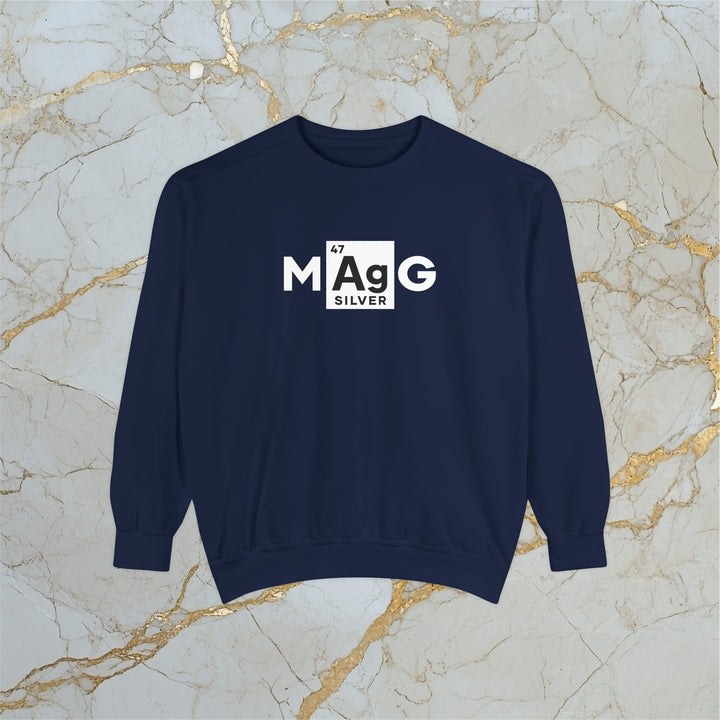 Make Silver Great – M[Ag]G – Premium Sweatshirt (Unisex)