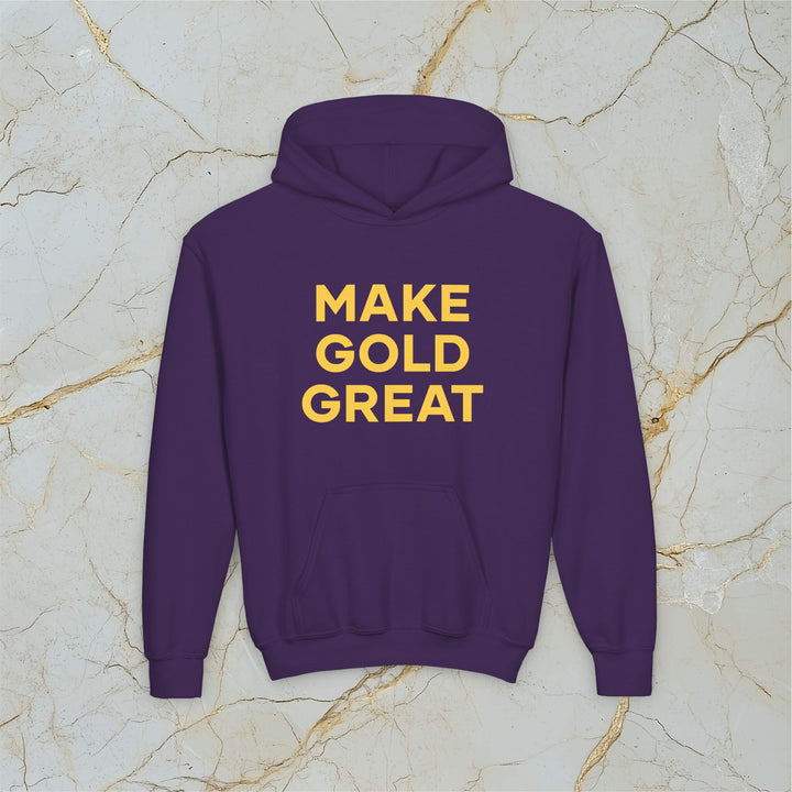 Make Gold Great: Kids Hooded Sweatshirt