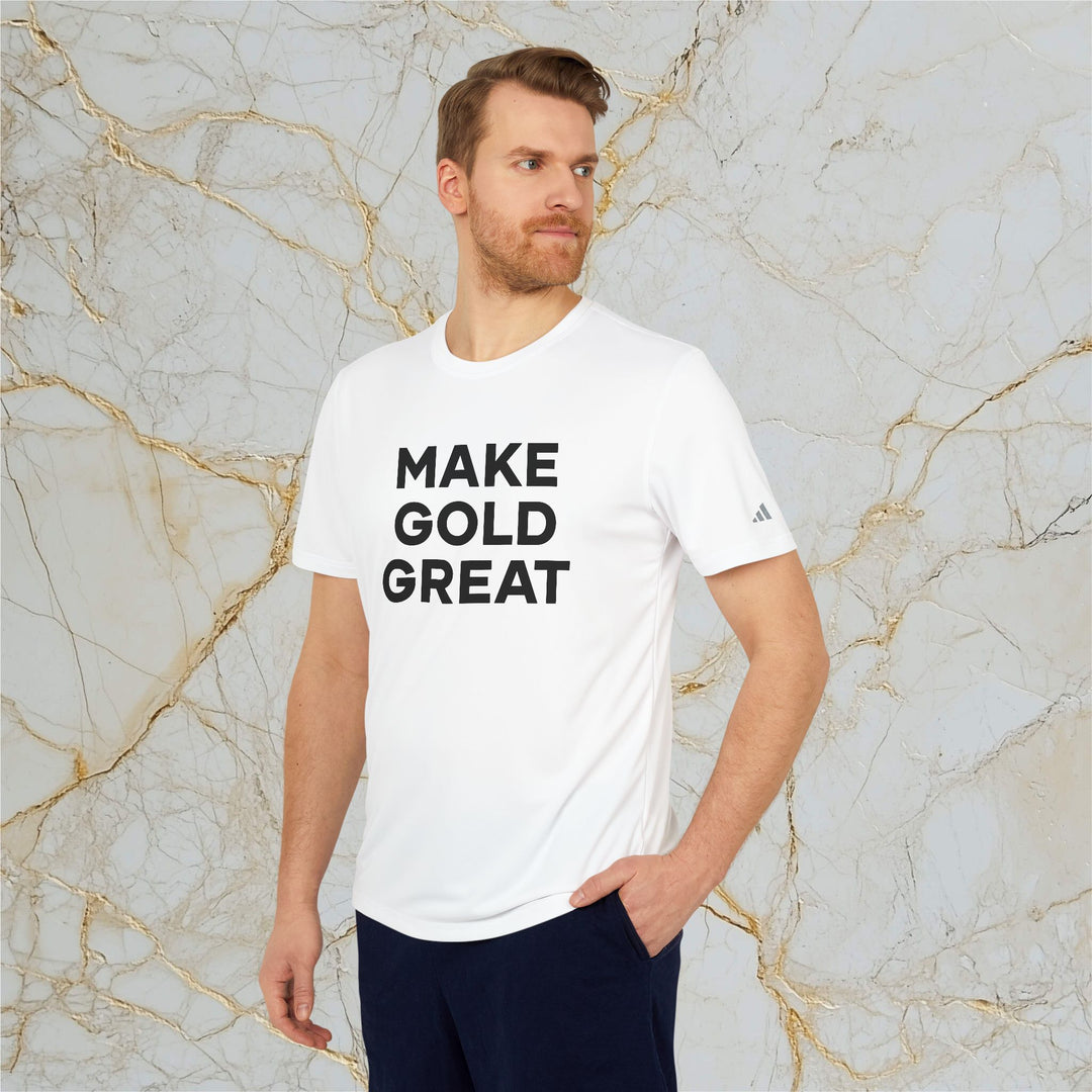 Make Gold Great: Adidas Sports T-shirt (Unisex)
