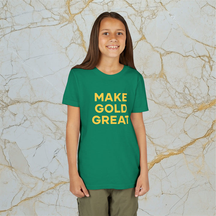 Make Gold Great – Kids Premium Short-Sleeve Tee