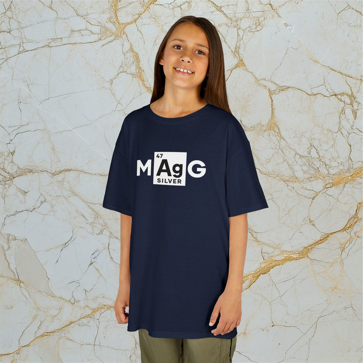 Make Silver Great – M[Ag]G –  Kids Classic Cotton T-Shirt