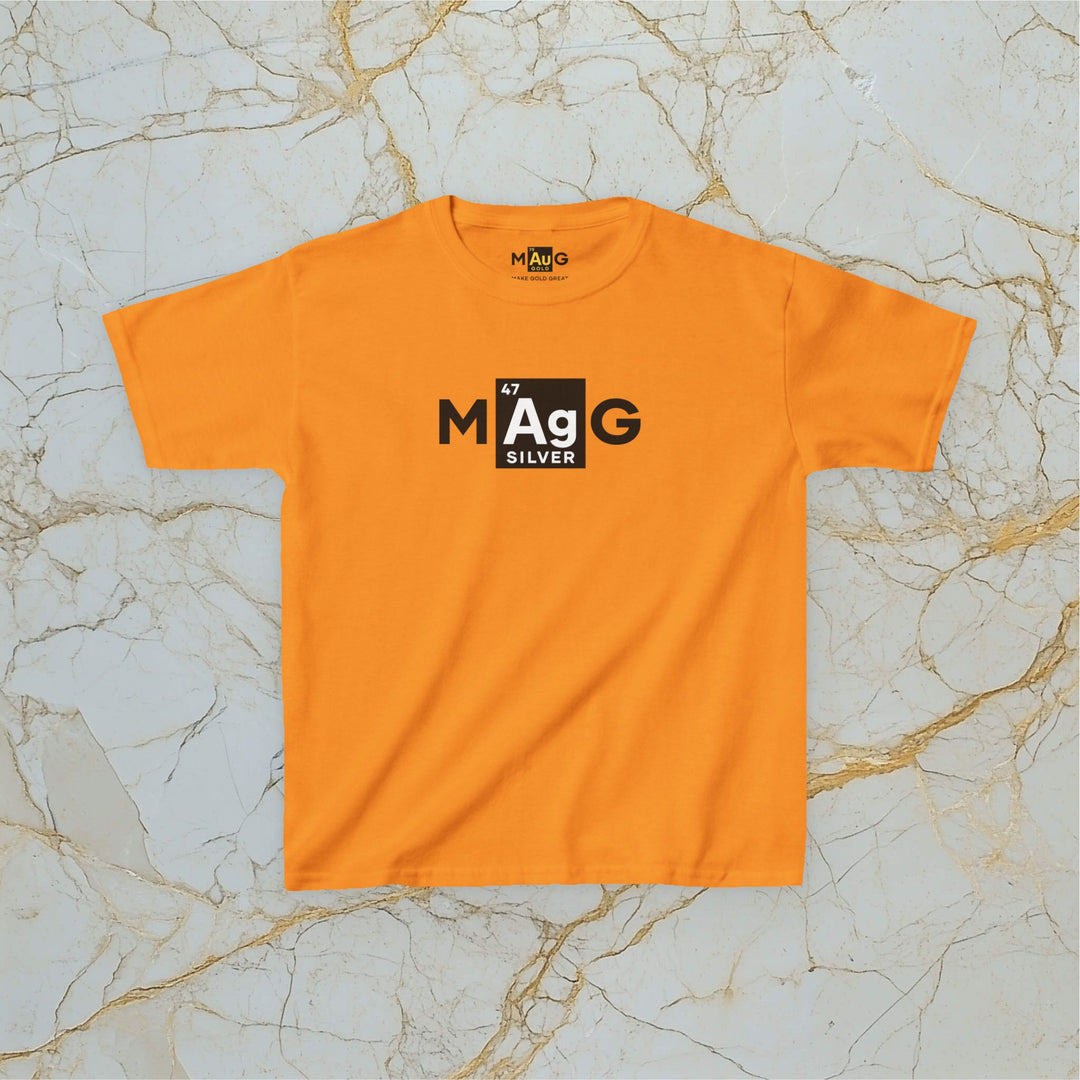 Make Silver Great – M[Ag]G –  Kids Classic Cotton T-Shirt