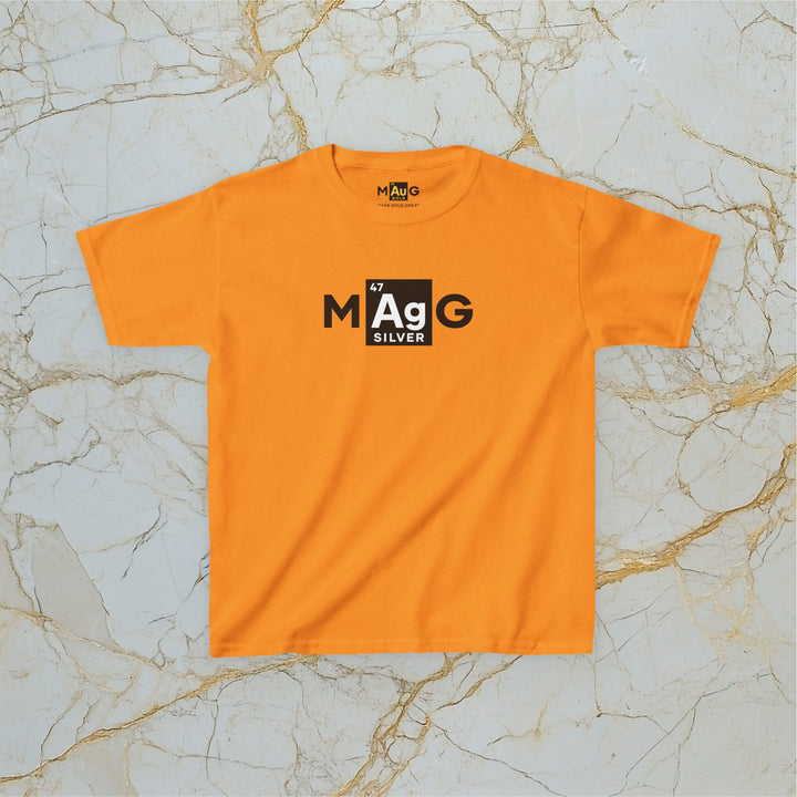 Make Silver Great – M[Ag]G –  Kids Classic Cotton T-Shirt